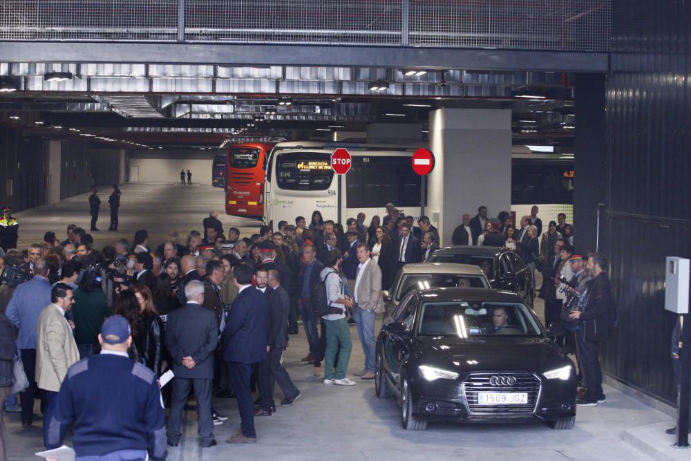 Inauguració de la nova estació d'autobusos de Girona