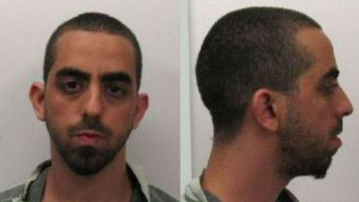 Hadi Matar of Fairview, New Jersey, who pleaded not guilty to charges of attempted murder and assault of acclaimed author Salman Rushdie, appears in booking photographs at Chautauqua County Jail in Mayville, New York, U.S. August 12, 2022. Chautauqua County Jail/Handout via REUTERS.