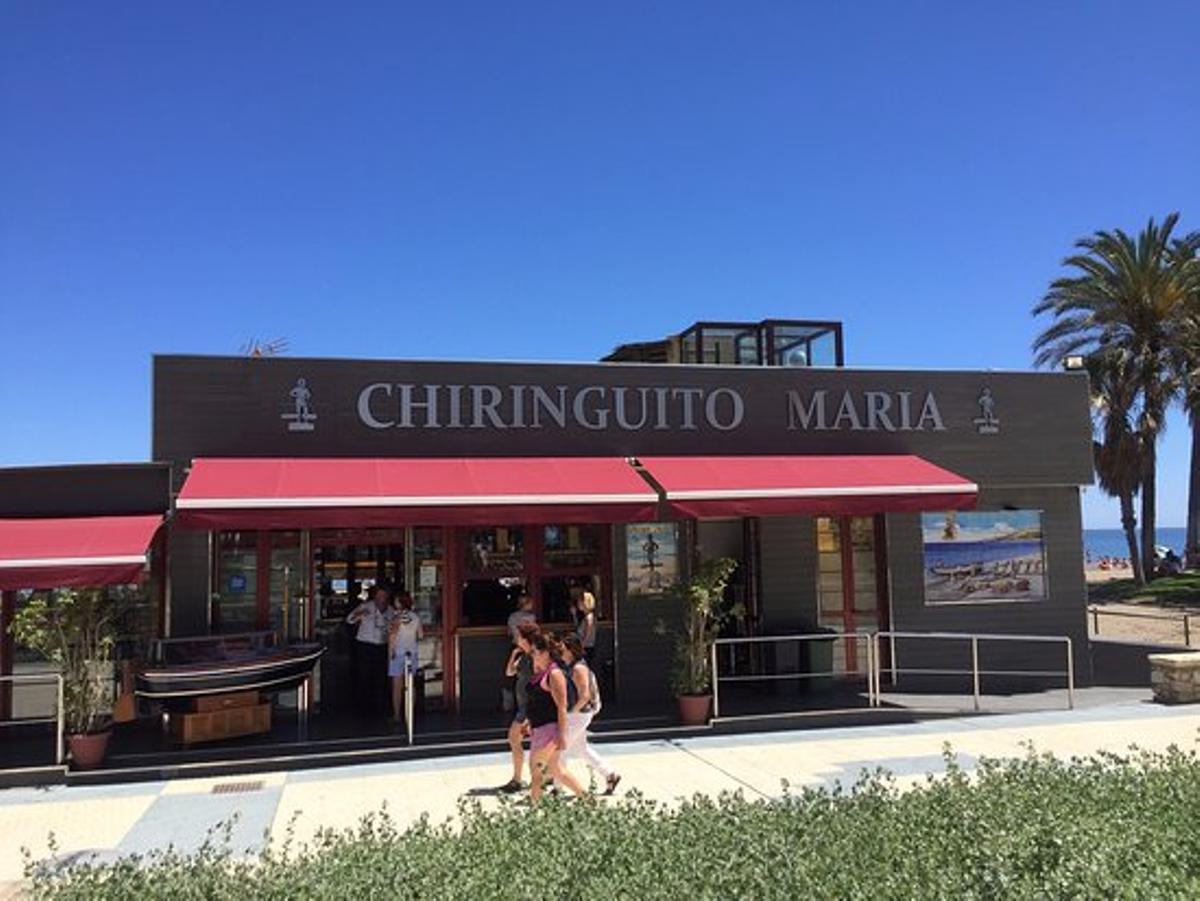 El Chiringuito María, ubicado en el paseo marítimo Antonio Banderas