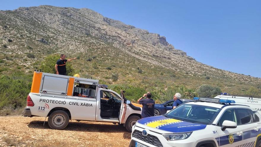 Troben i salven a un senderista de 70 anys perdut en el Montgó en plena onada de calor