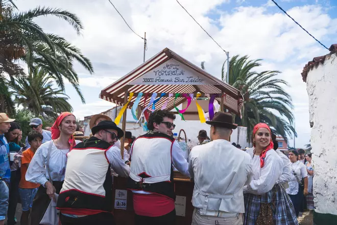 Romería de El Pico, en Tejina