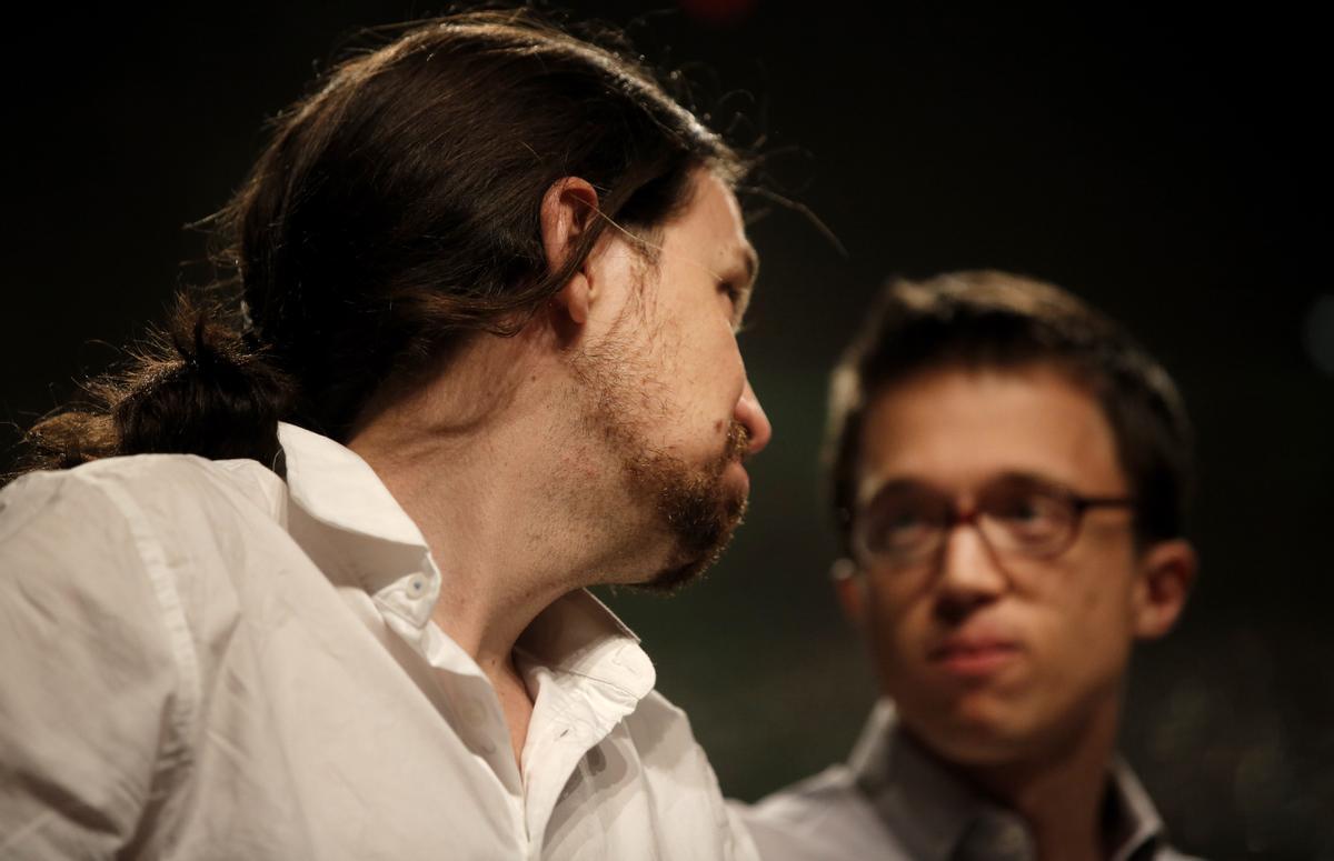 Pablo Iglesias e Íñigo Errejón en 2016