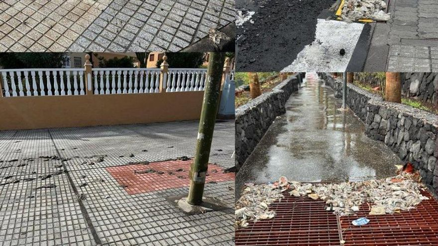 Tirón de orejas del Ayuntamiento de Candelaria a sus vecinos por lo que encontró tras las lluvias: &quot;Sé responsable&quot;