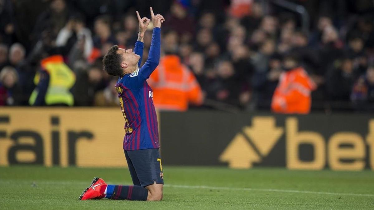 jdomenech46774379 barcelona  30 01 2019  deportes          coutinho mira al ci190131000927