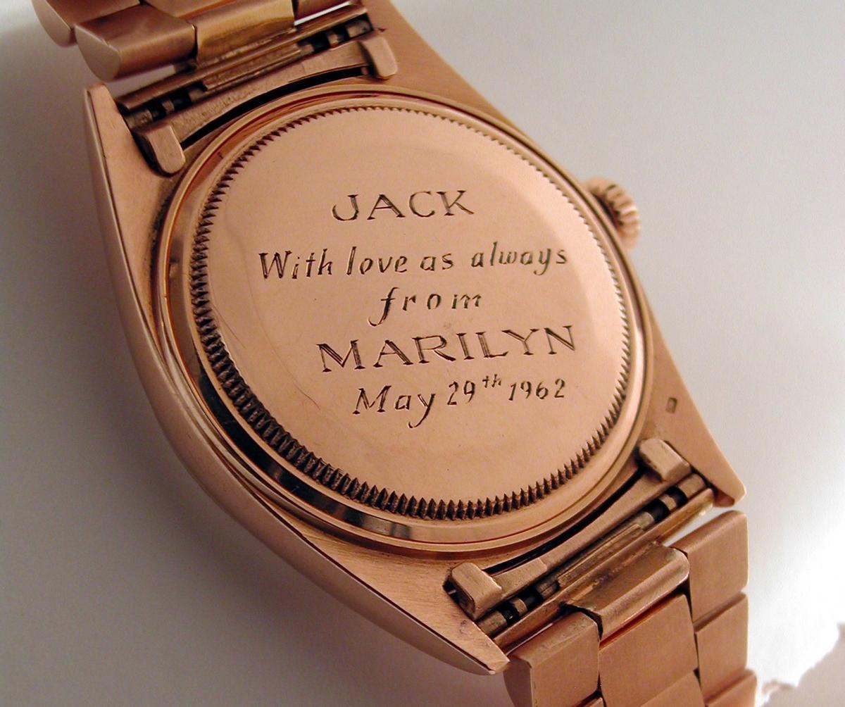 Regalo de Marilyn a Jack