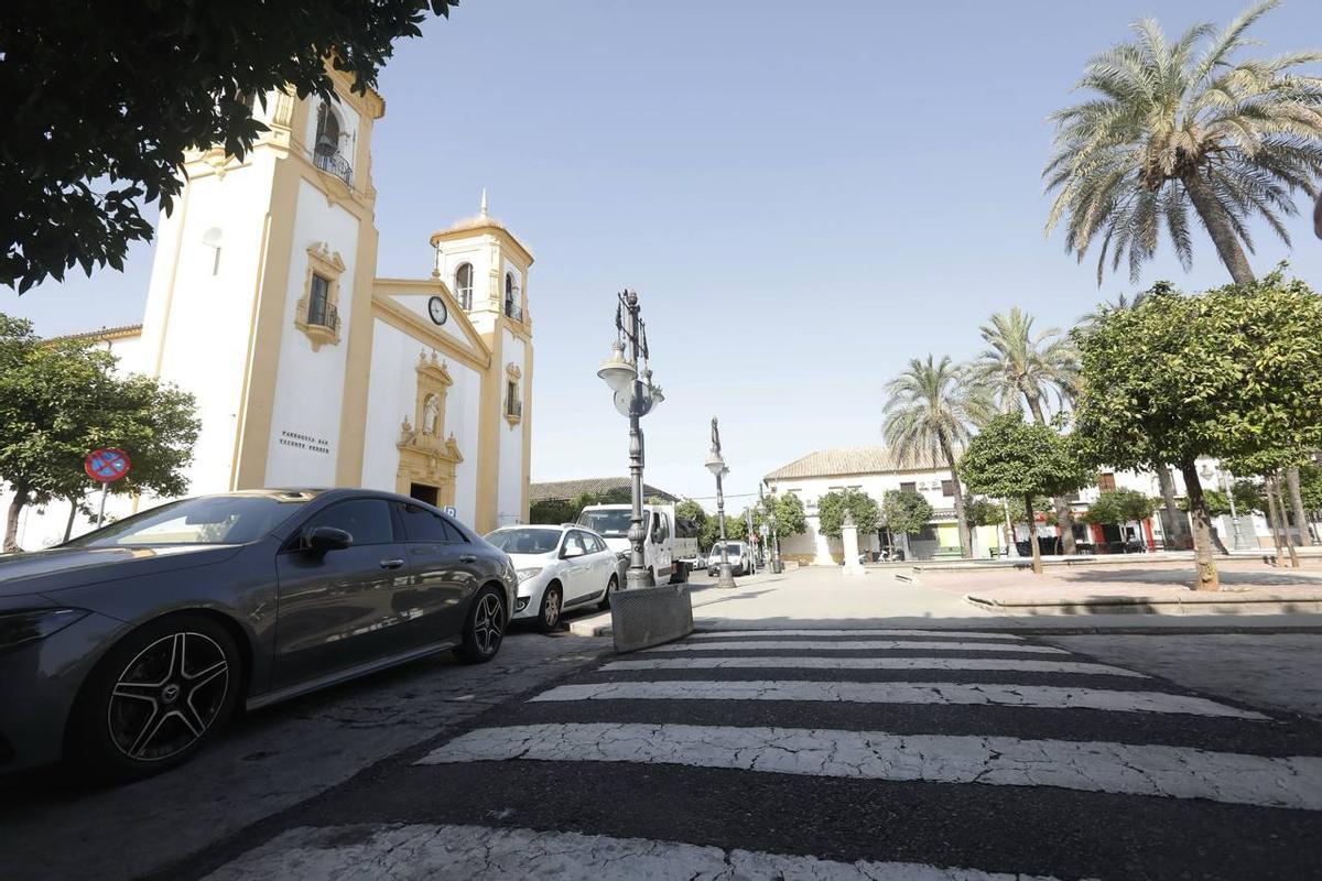 Frontal de la parroquia de San Vicente Ferrer de Cañero, donde se pondrá plataforma única.
