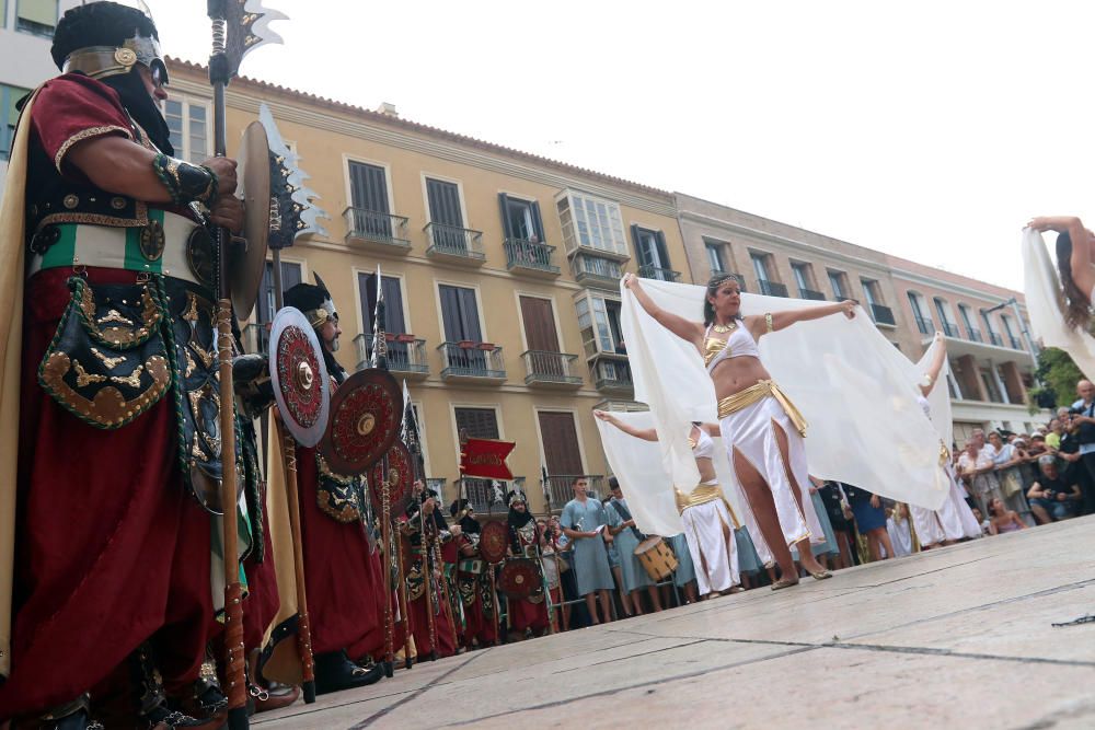 Cabalgata histórica en el Centro de Málaga