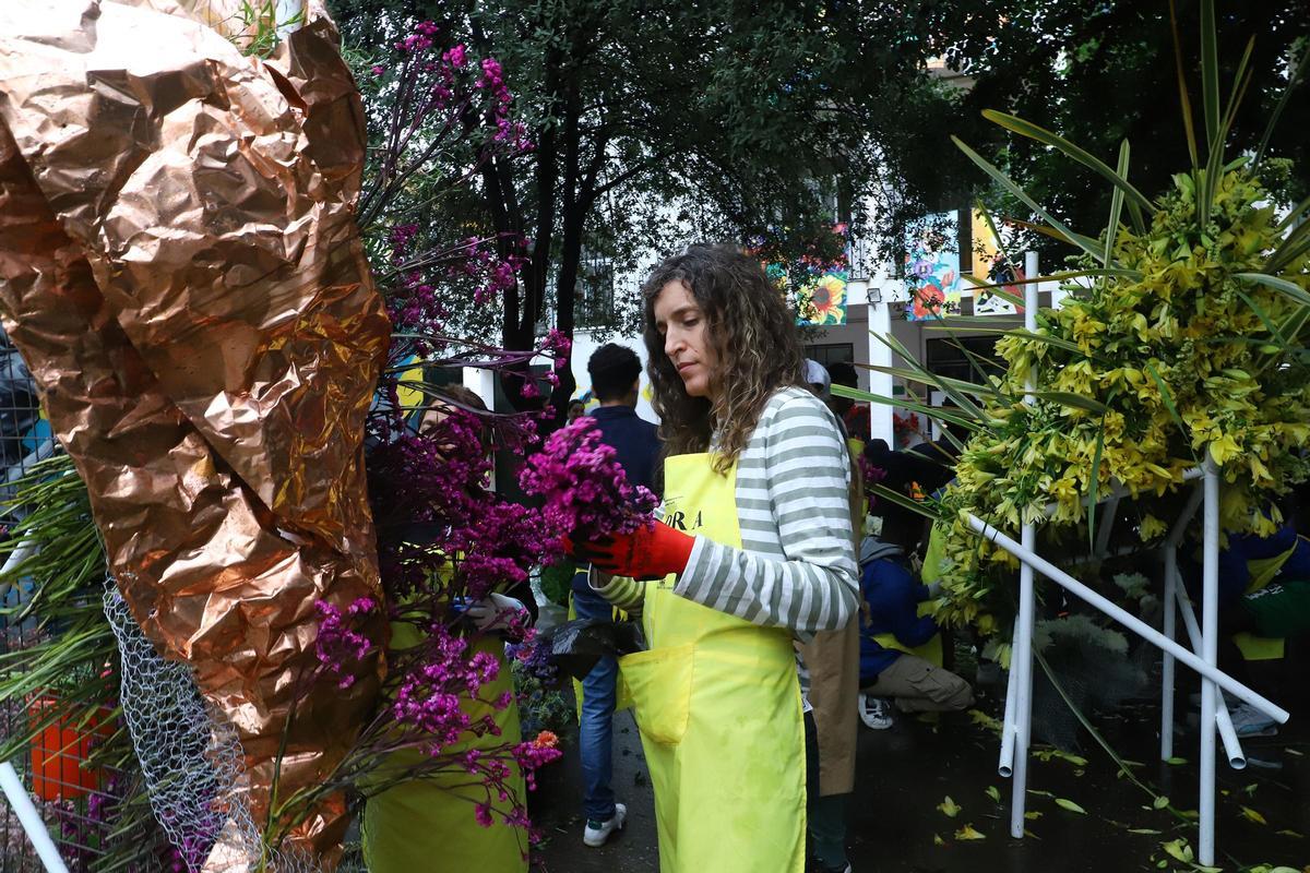 La guerrilla floral, en imágenes