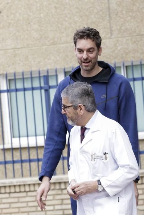 Pau Gasol en Murcia para tratar su lesión