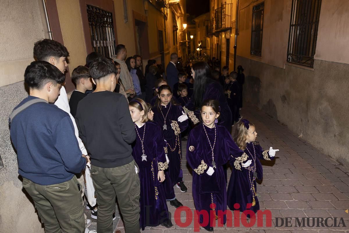 Los niños toman las calles de Caravaca en la procesión de Lunes Santo