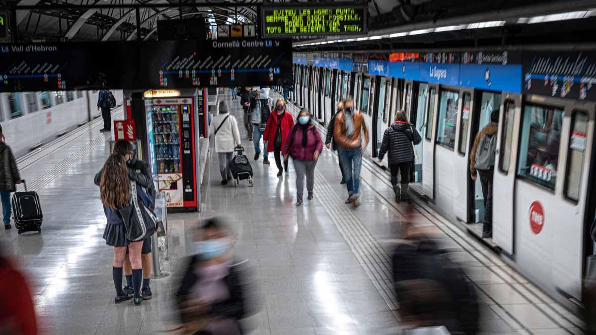 Estación de La Sagrera, de la línea 5 del metro