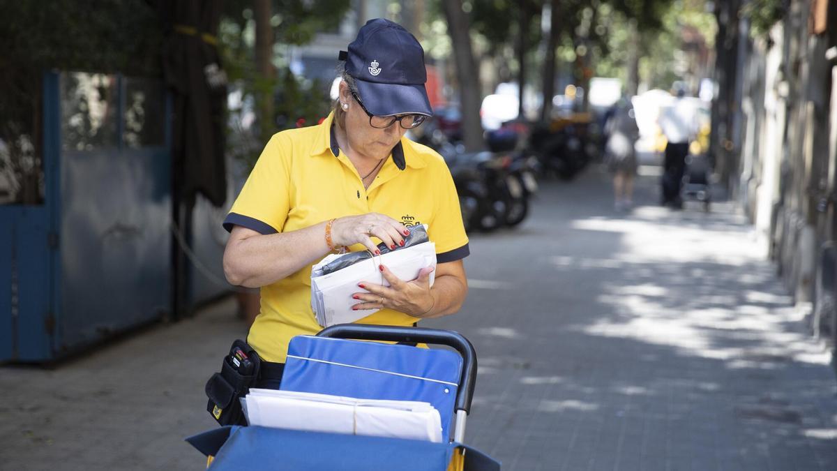 Una cartera de Correos.