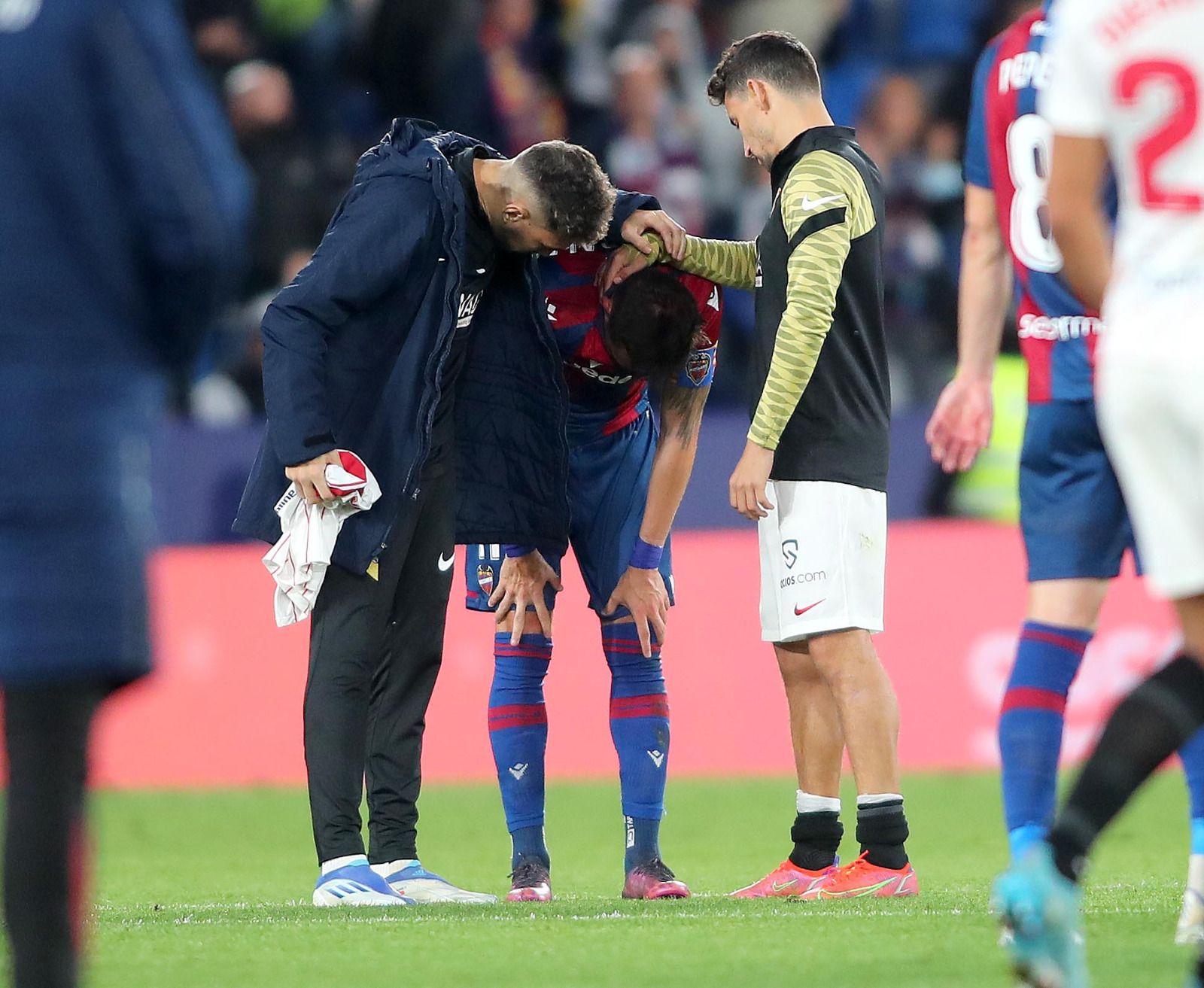 Las lágrimas de Morales tras el Levante-Sevilla