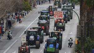 La llegada a Madrid de 500 tractores desde cinco flancos afectará al tráfico este miércoles