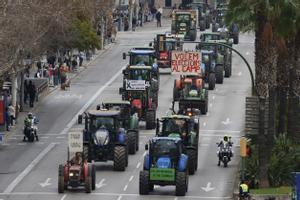 La llegada a Madrid de 500 tractores desde cinco flancos afectará al tráfico este miércoles