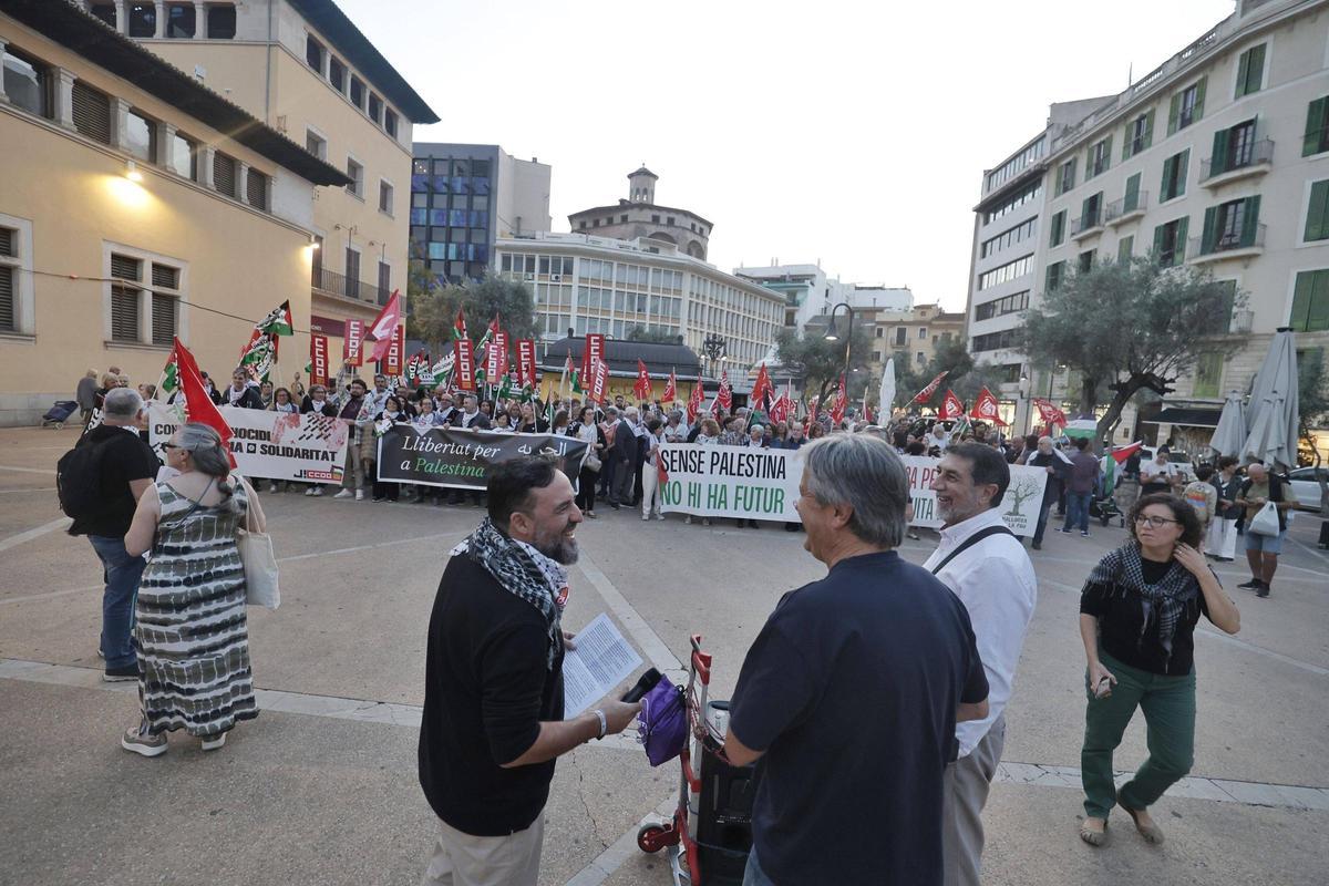 Miles de personas se manifiestan en Palma en apoyo al pueblo palestino: "El alto al fuego no es paz"