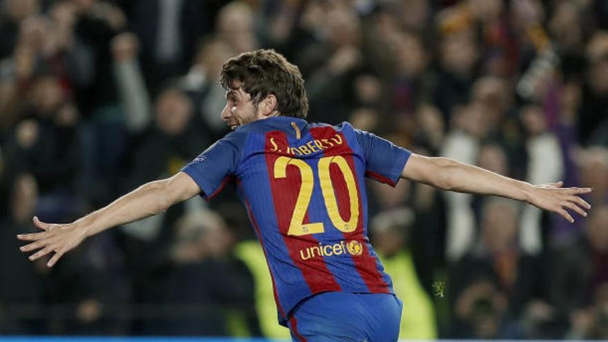 La secuencia del gol de Sergi Roberto al PSG