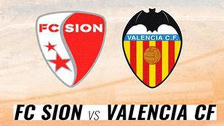 Horario y dónde ver el Sion - Valencia CF