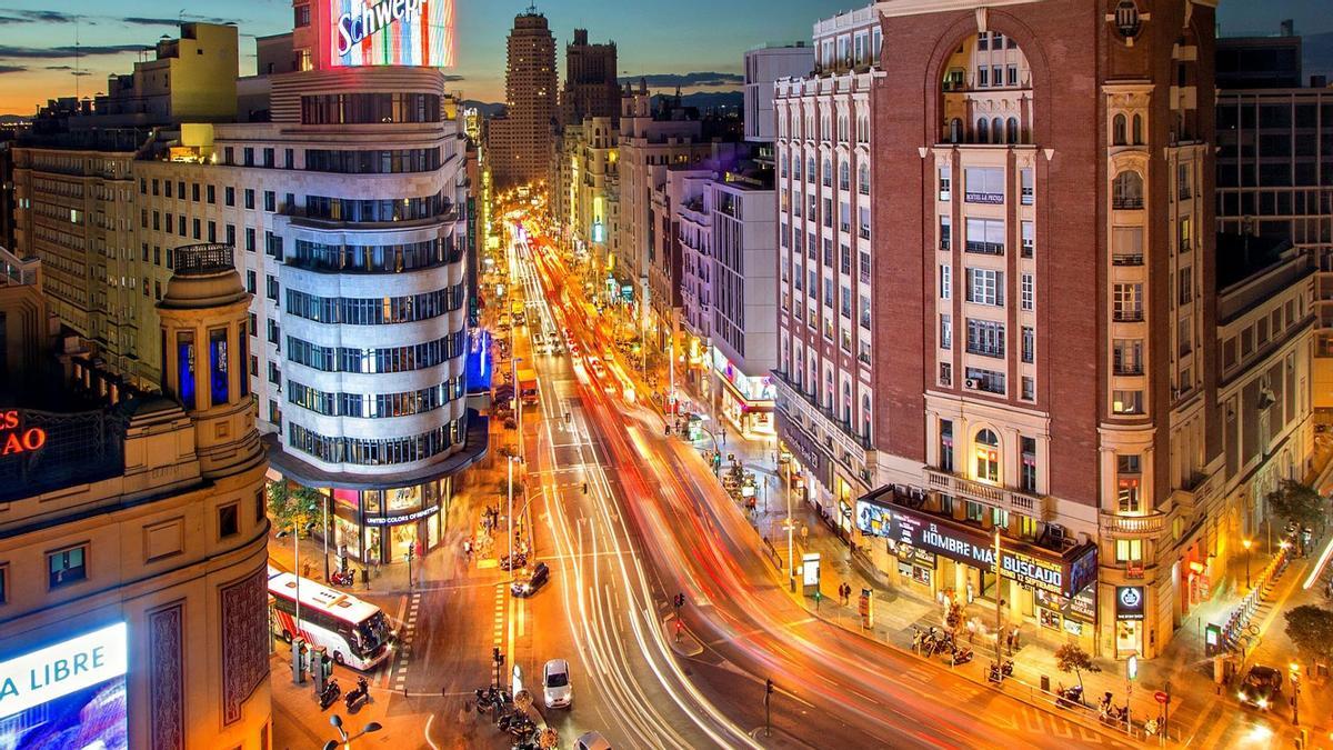 Gran Vía, Madrid.