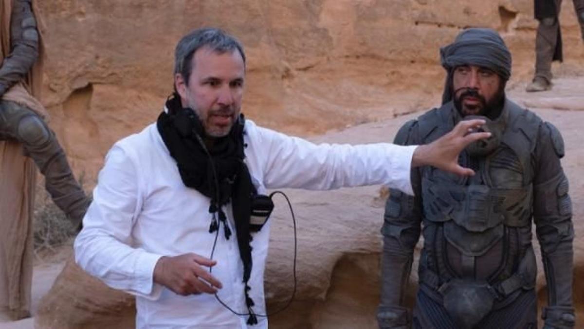 El director Denis Villeneuve, en el rodaje de 'Dune'.