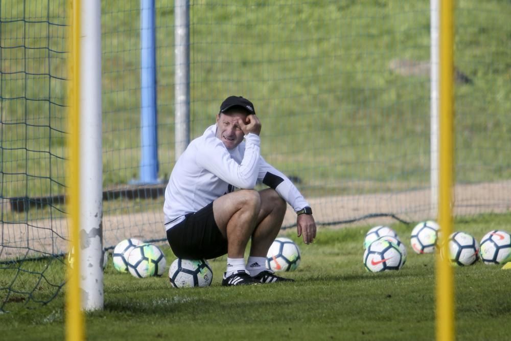 Entrenamiento del Real Oviedo