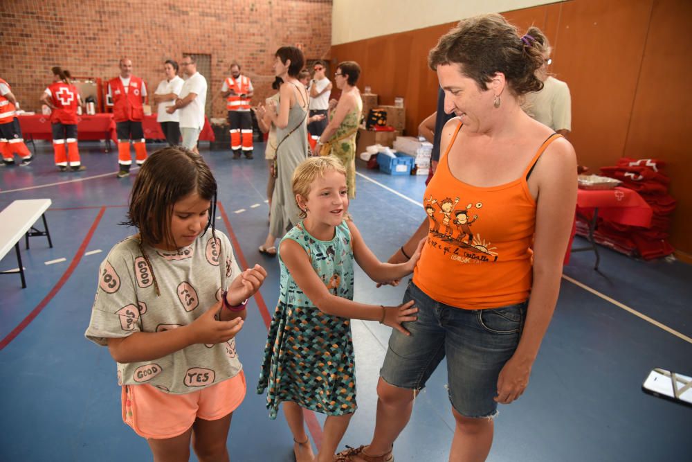 Evacuats de Sant Joan d' Oló.