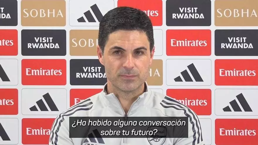Arteta, comprometido con el Arsenal: "No tengo novedades sobre mi futuro, pero estoy feliz aquí"