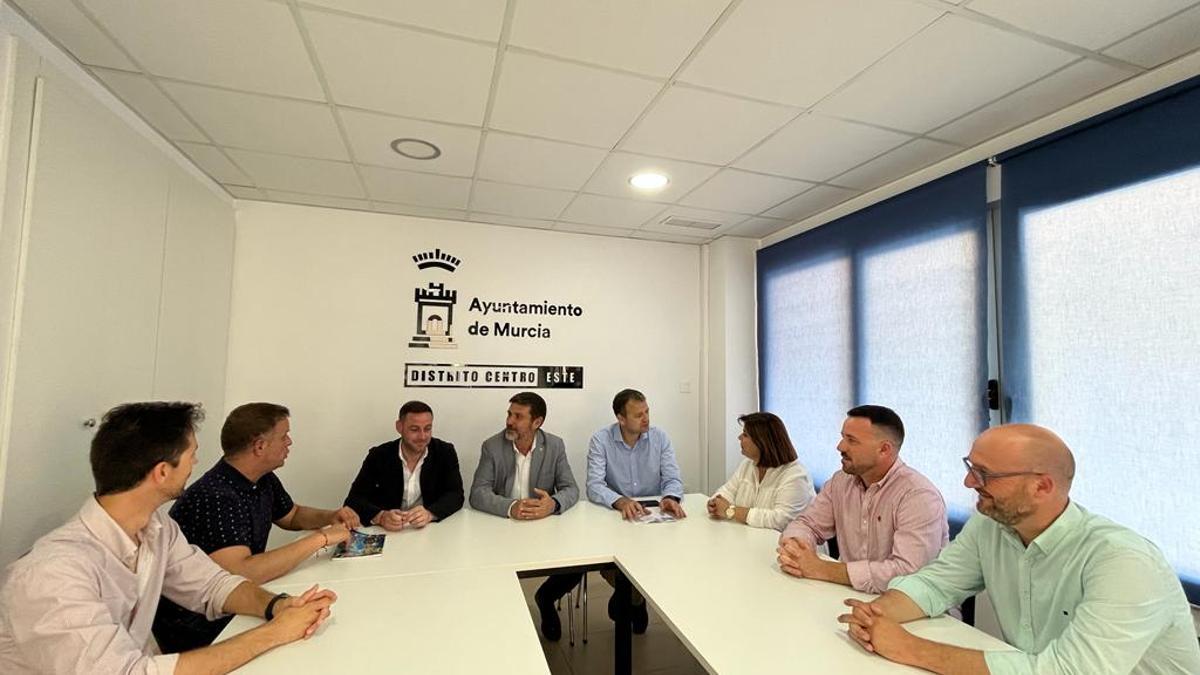 Encuentro de concejales con pedáneos del Campo de Murcia.