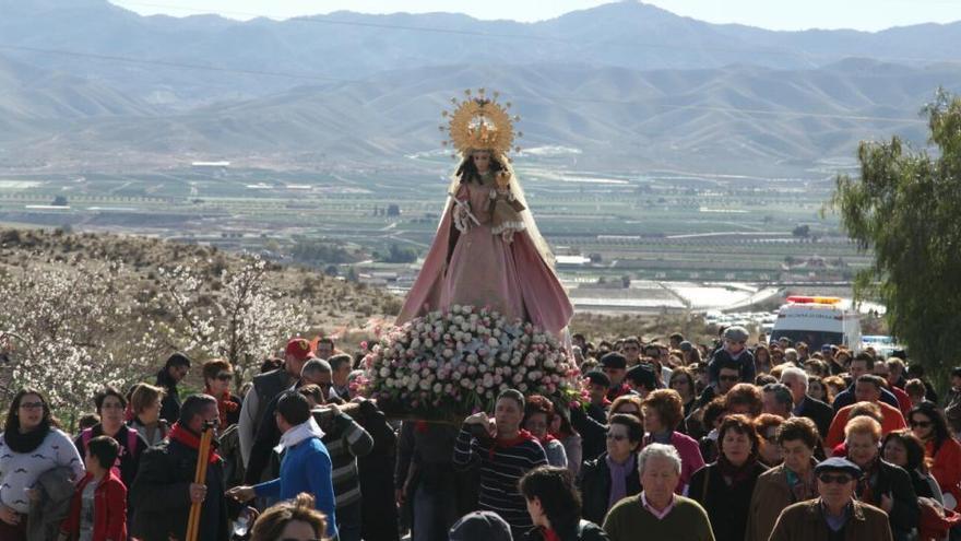 La covid impide por primera vez el traslado de la Virgen de la Salud de La Hoya