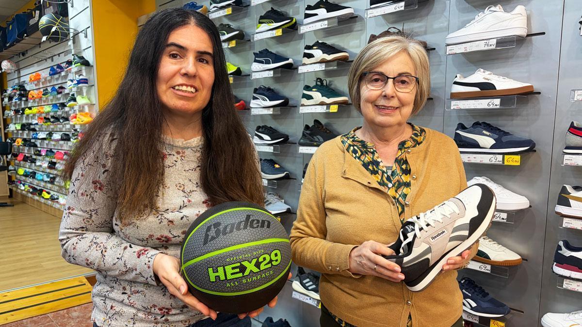 Noelia y Mari Carmen cuentan cómo nació y cómo sobrevive Deportes Balbi.