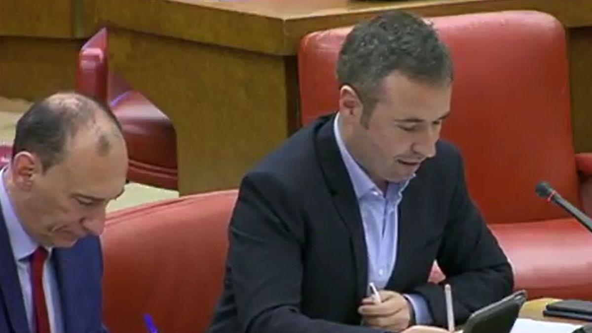 Guillermo Díaz, de Ciudadanos, se mofa del 131 presidente de la Generalitat.