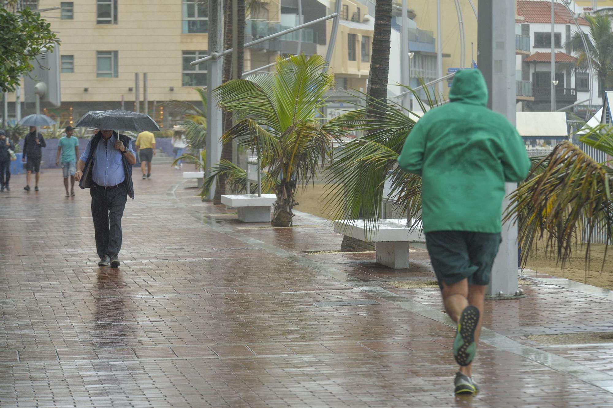 Jornada de frío y viento en Gran Canaria