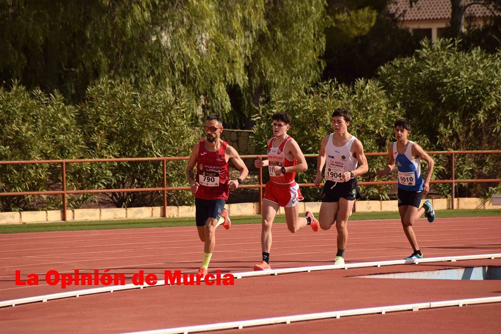 Regional absoluto y sub-23 de atletismo en Lorca (I)