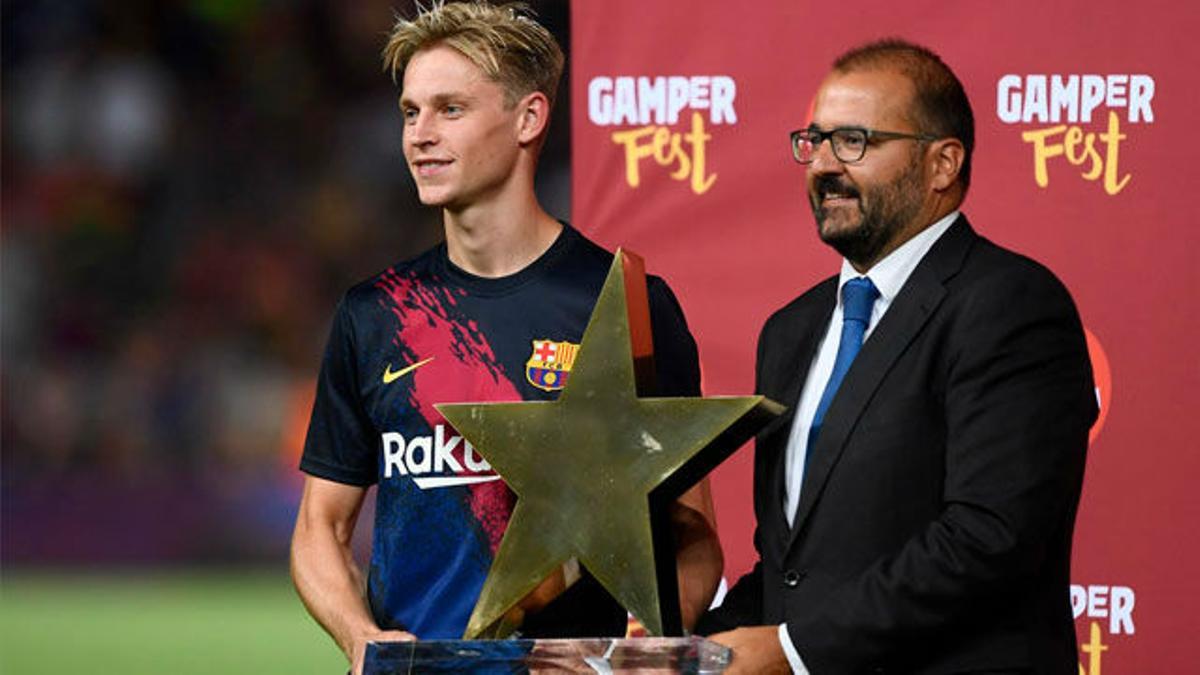 De Jong, elegido MVP del Trofeo Joan Gamper