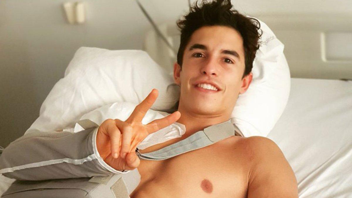 Marc Márquez, ingresado en la clínica Quirón Dexeus