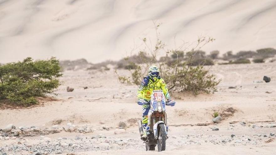 Javier Álvarez, en el Dakar 2019