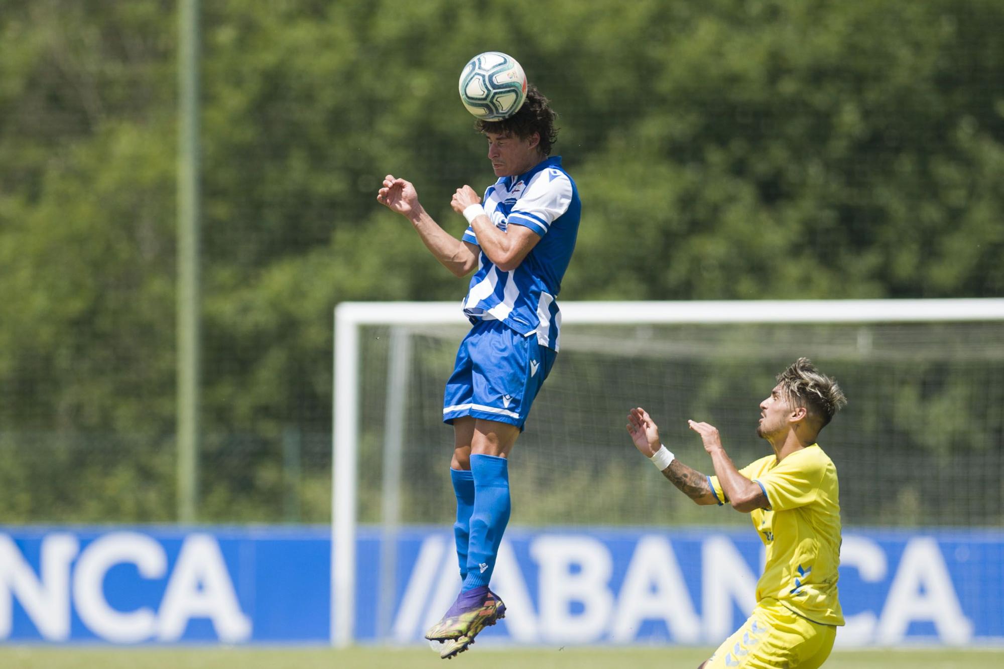 El Dépor juvenil le gana 2-1 al Las Palmas en la ida de los cuartos de final de la Copa de Campeones