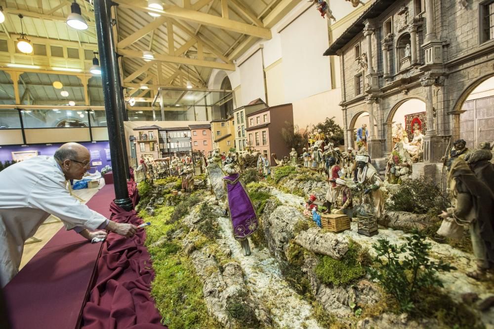 Belén ambientado en la ciudad de Oviedo