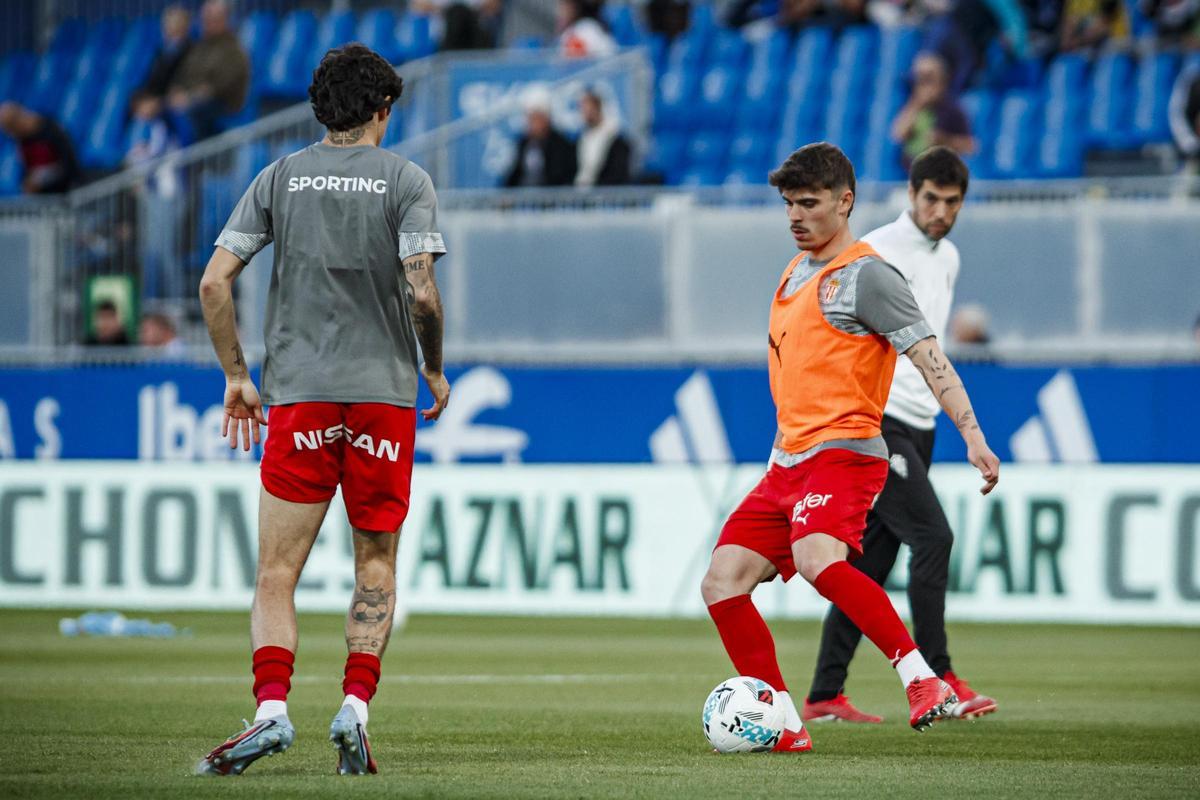 Así fue el partido entre el Sporting y el Zaragoza