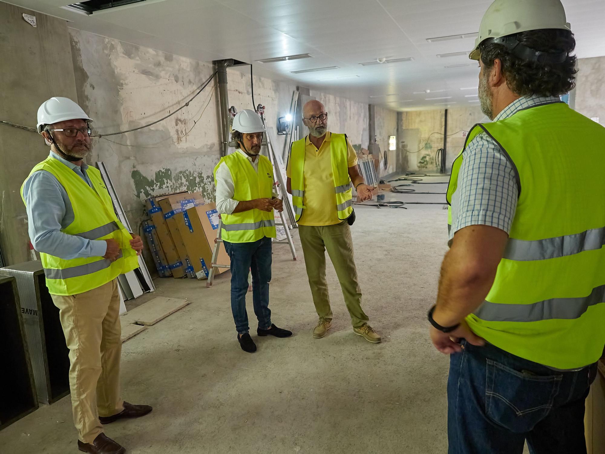 Obras de rehabilitación del edificio de servicios administrativos del Parlamento de Canarias