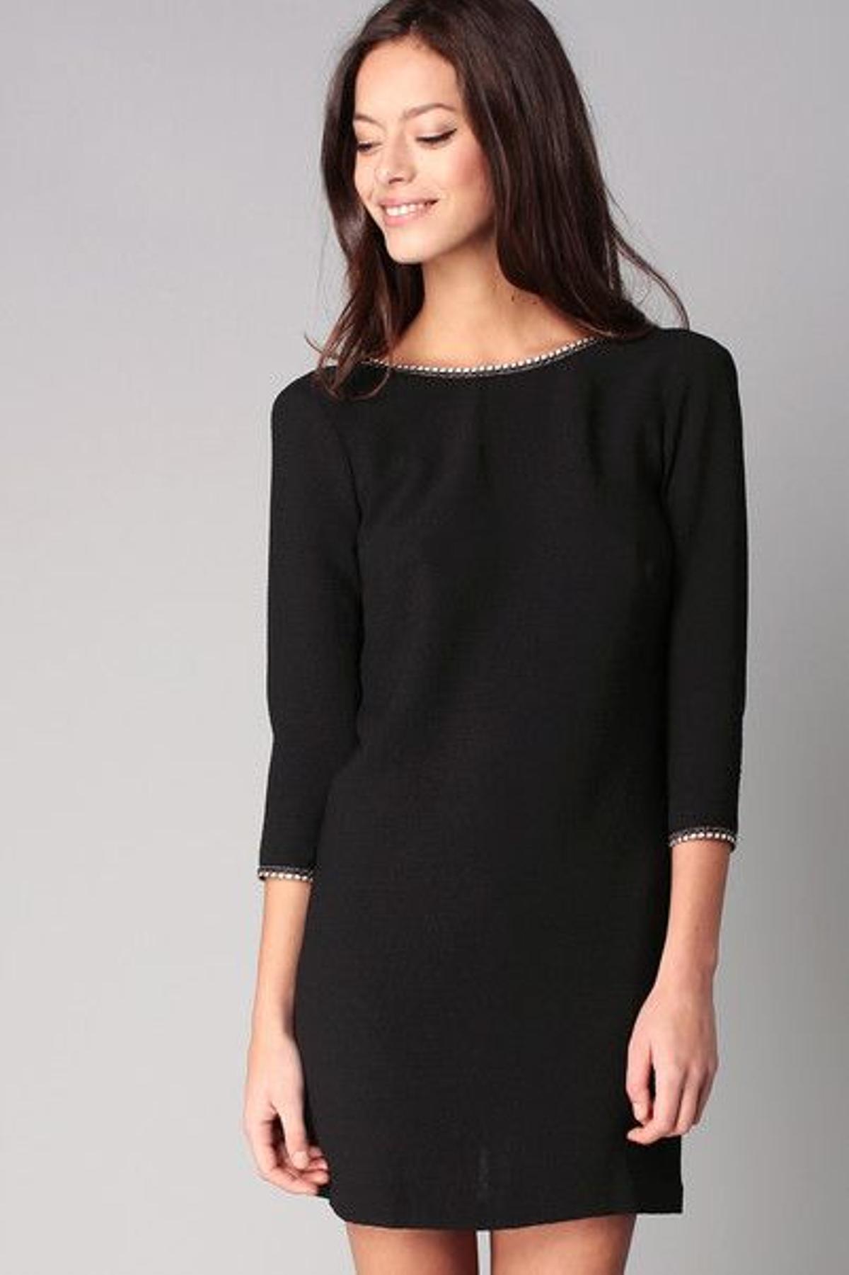 Vestido con detalles de pedrería, Sessun