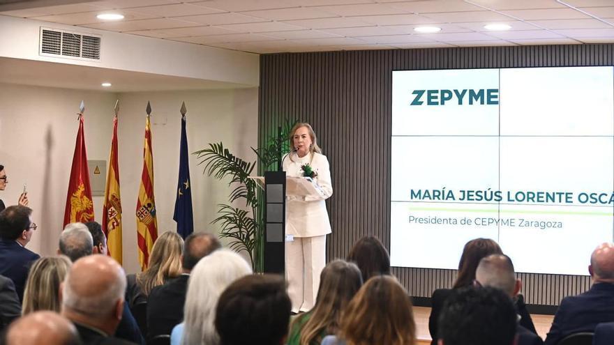 María Jesús Lorente, reelegida presidenta de Cepyme en Zaragoza