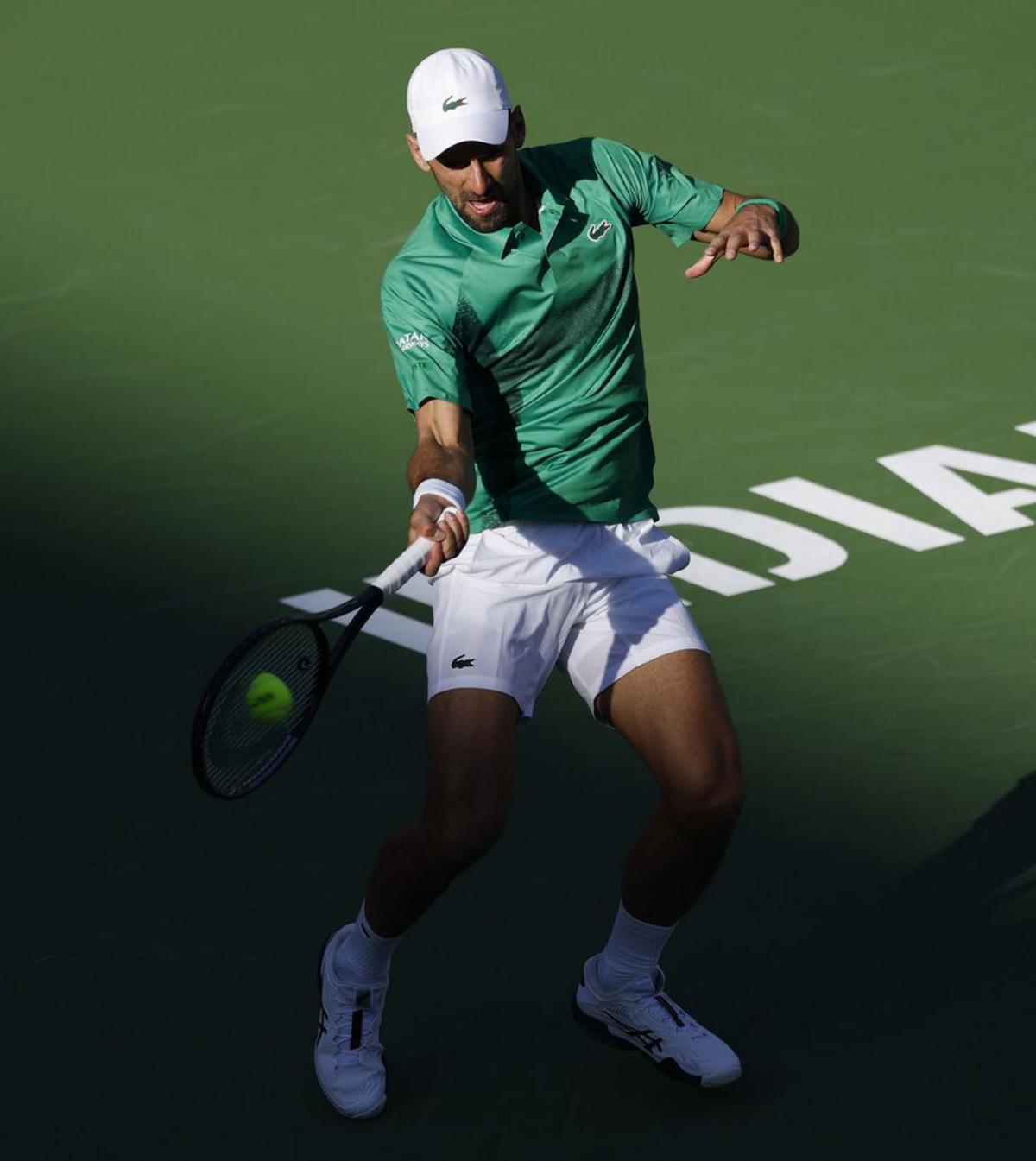 Novak Djokovic no pudo superar su debut en Indian Wells. | MABAMGLO/EFE