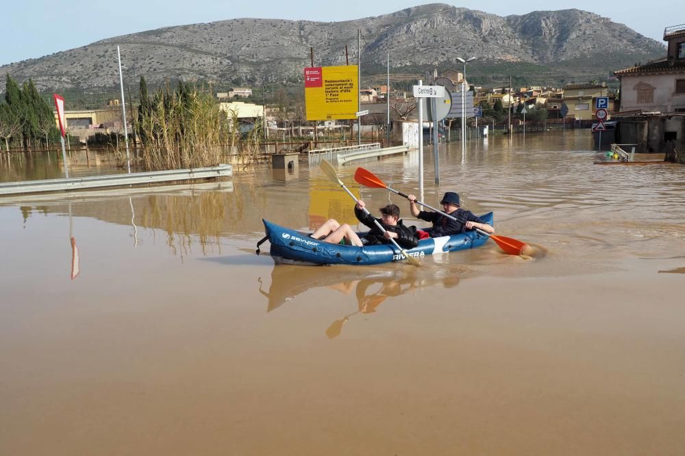 Els efectes de l'últim dia de temporal al Baix Ter