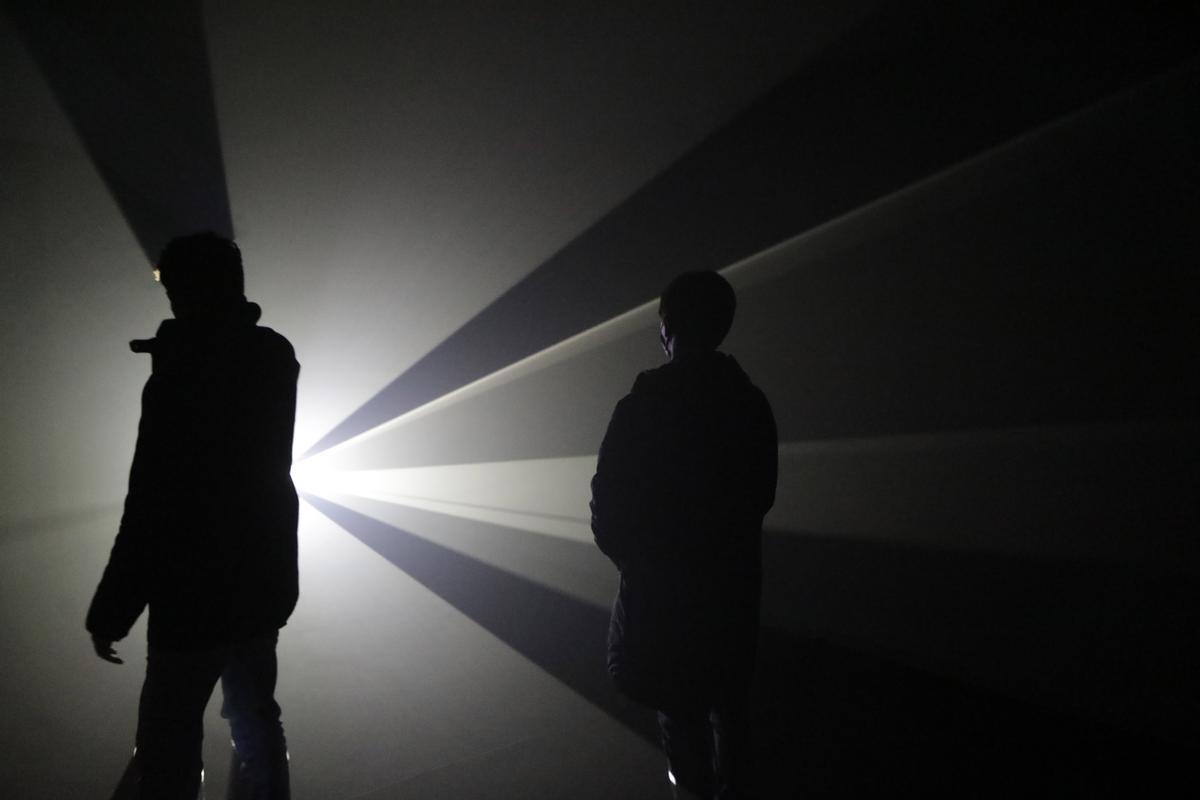 La visita de Adrián Barbón a la exposición de McCall