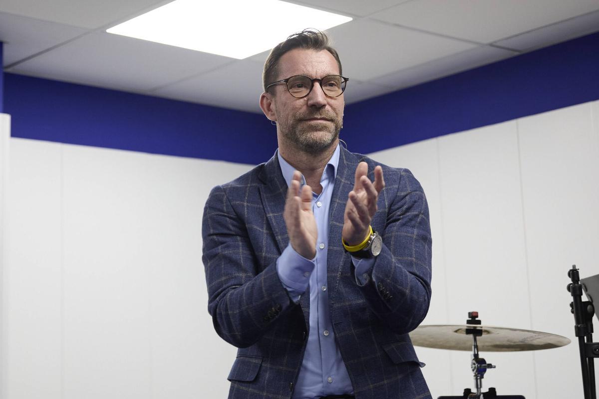 Marc Ciria, durante su intervención.