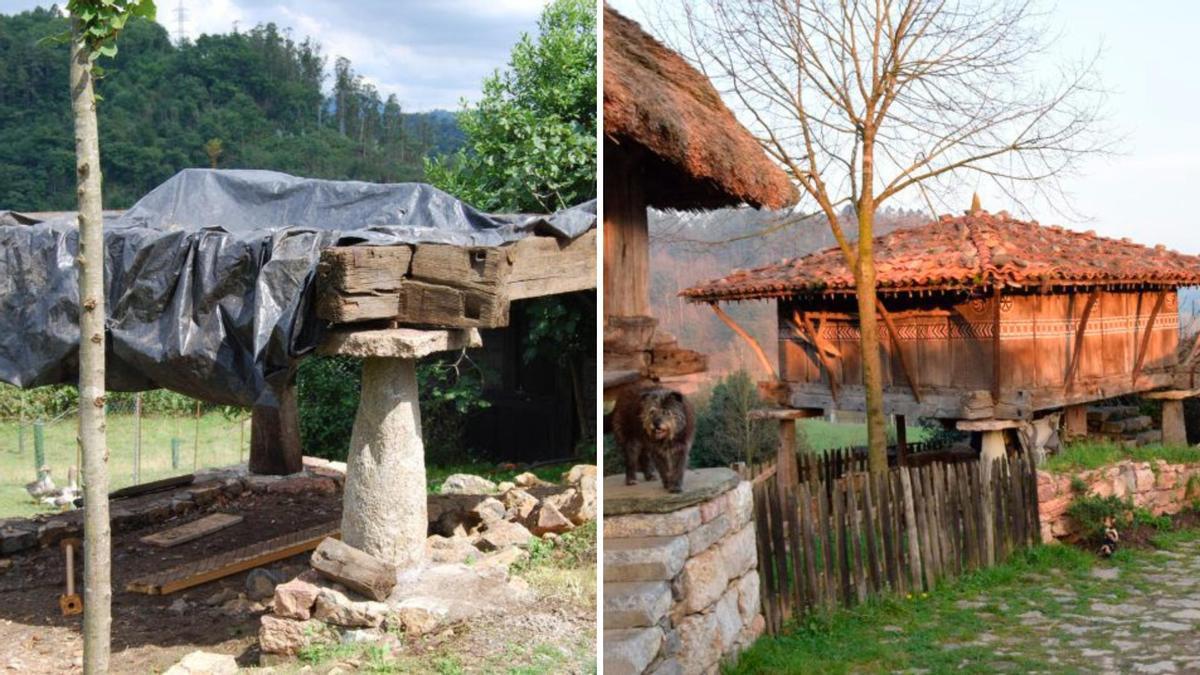 El conjunto de hórreo de Puerma