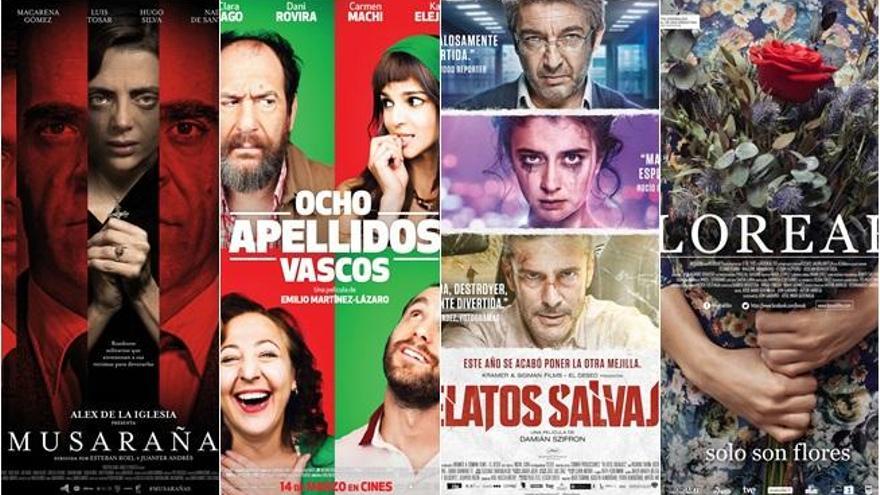 Las peliculas nominadas a los Goya 2015.