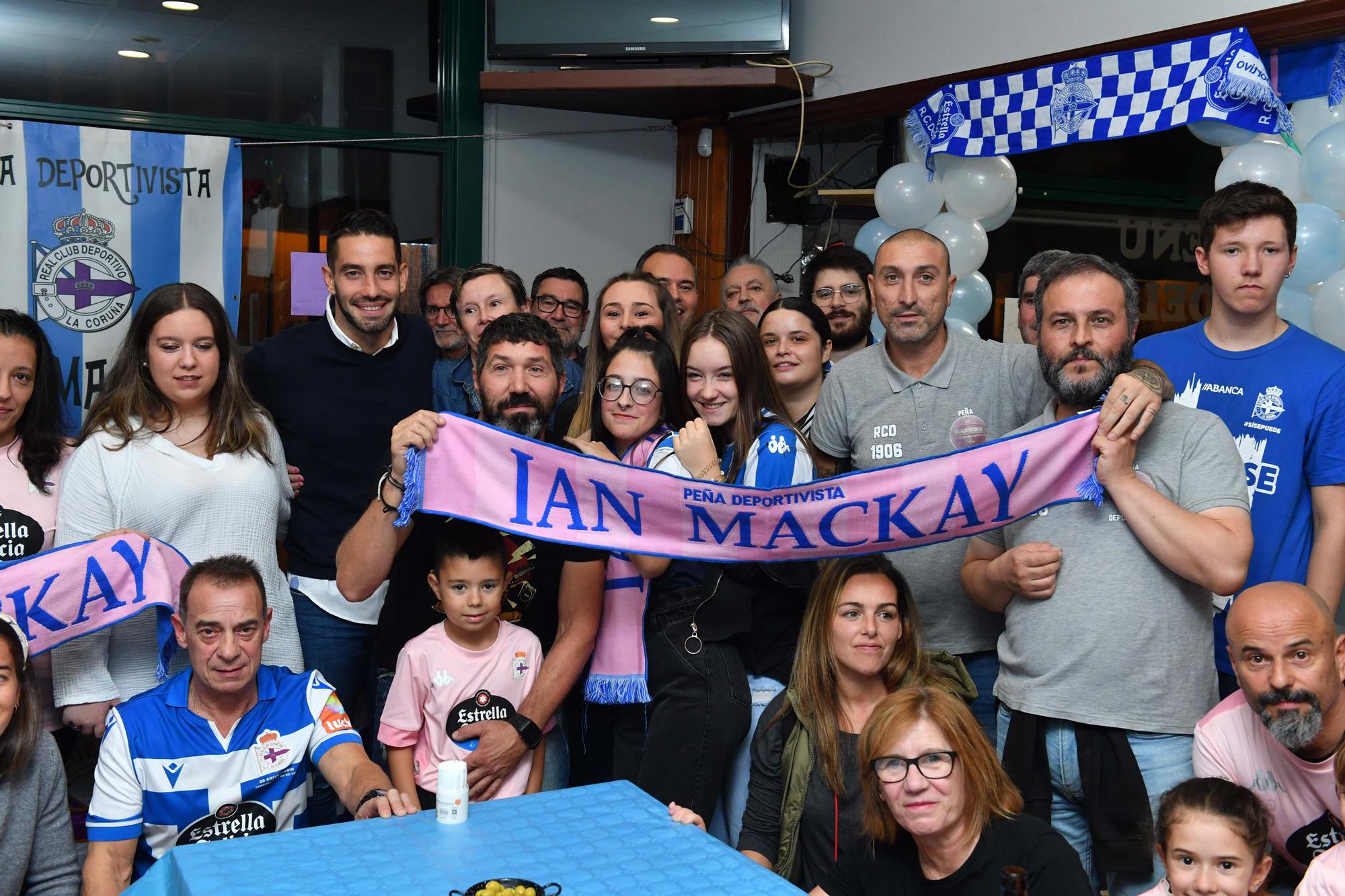 Inauguración de la peña Ian Mackay