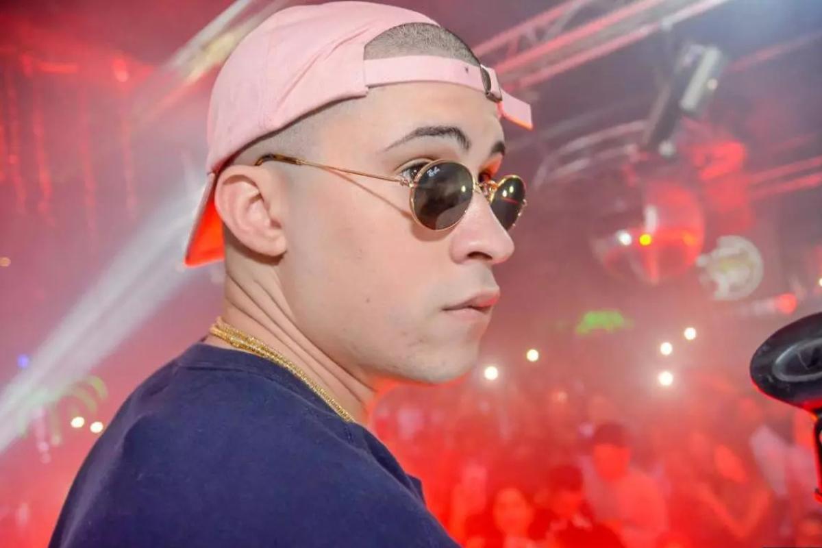 Bad Bunny en su ya histórico concierto en Murcia.